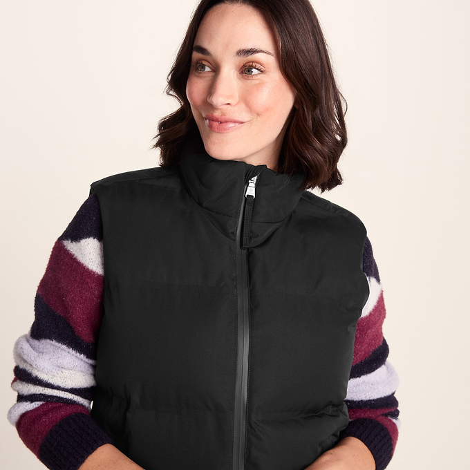 Elyna Womens Gilet - Black