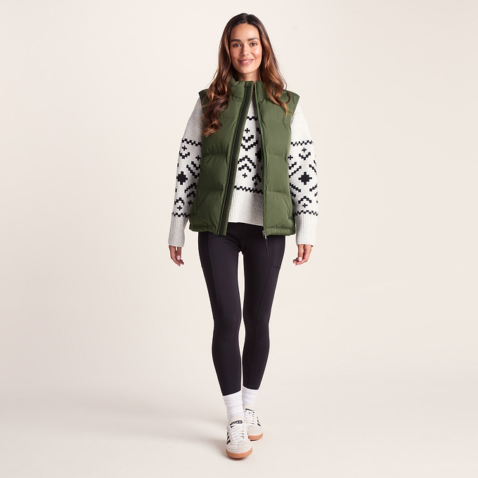 Elyna Womens Gilet - Dark Green
