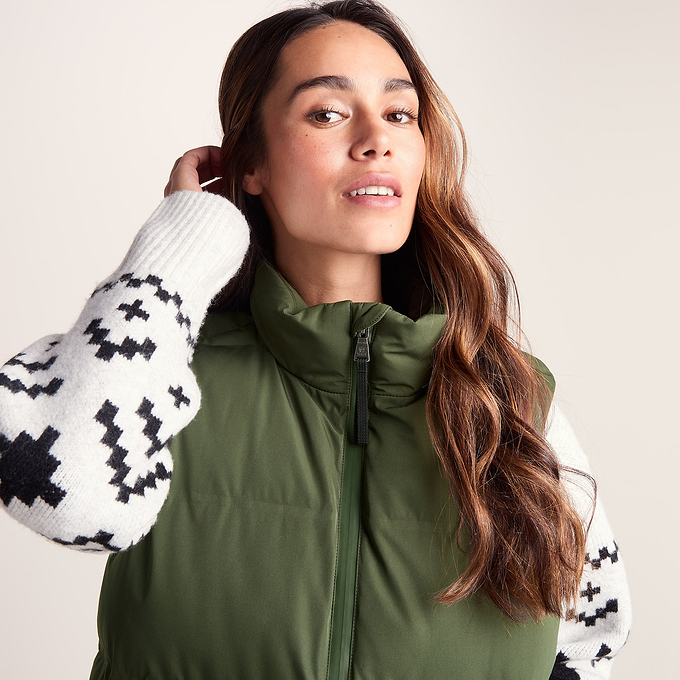 Elyna Womens Gilet - Dark Green