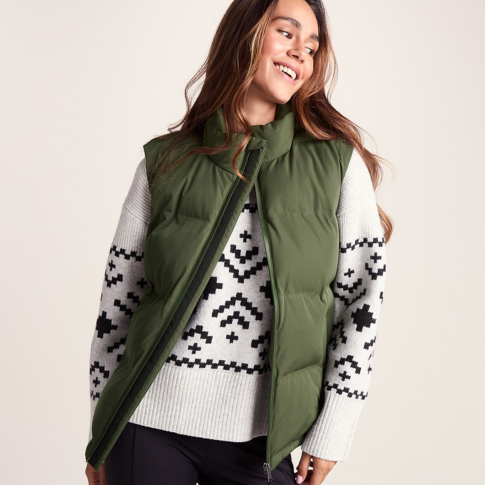 Elyna Womens Gilet - Dark Green