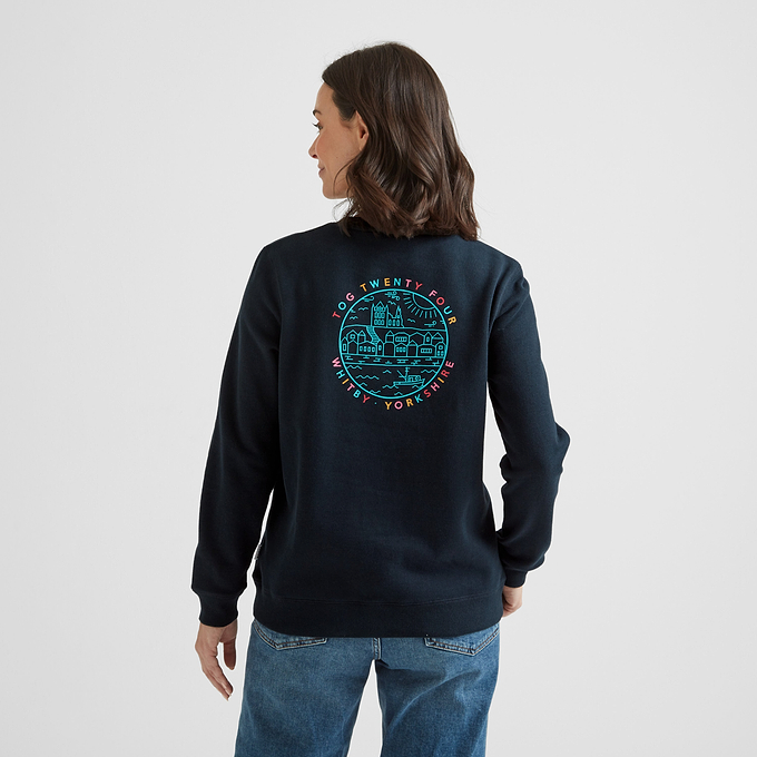 Esk Womens Sweatshirt - Dark Indigo