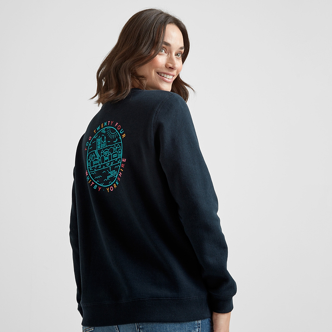 Esk Womens Sweatshirt - Dark Indigo