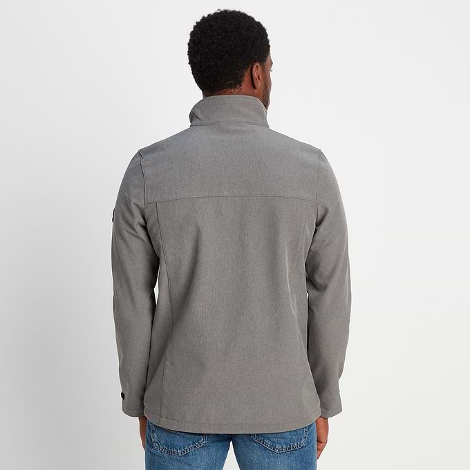 Feizor Mens Shower Resistant Softshell Jacket - Dark Grey Marl