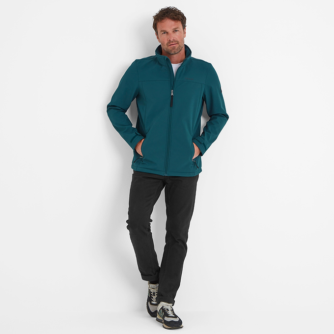 Feizor Mens Softshell Jacket - Petrol Green