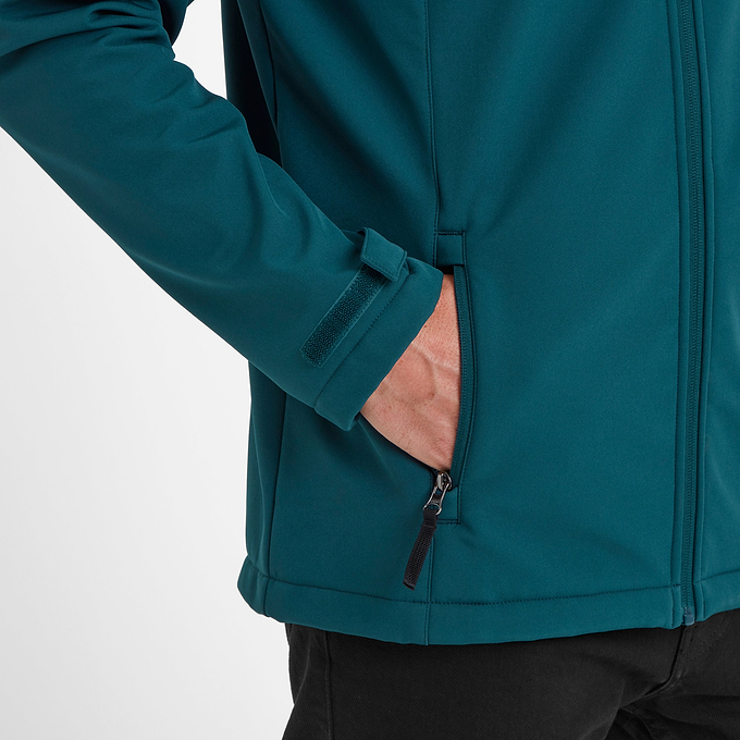 Feizor Mens Softshell Jacket - Petrol Green