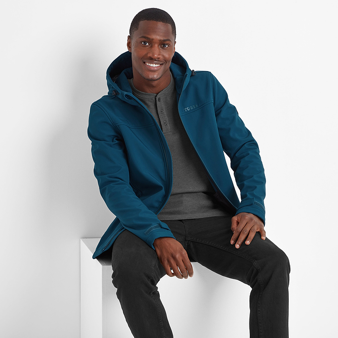 Feizor Mens Softshell Hoody - Marine Blue