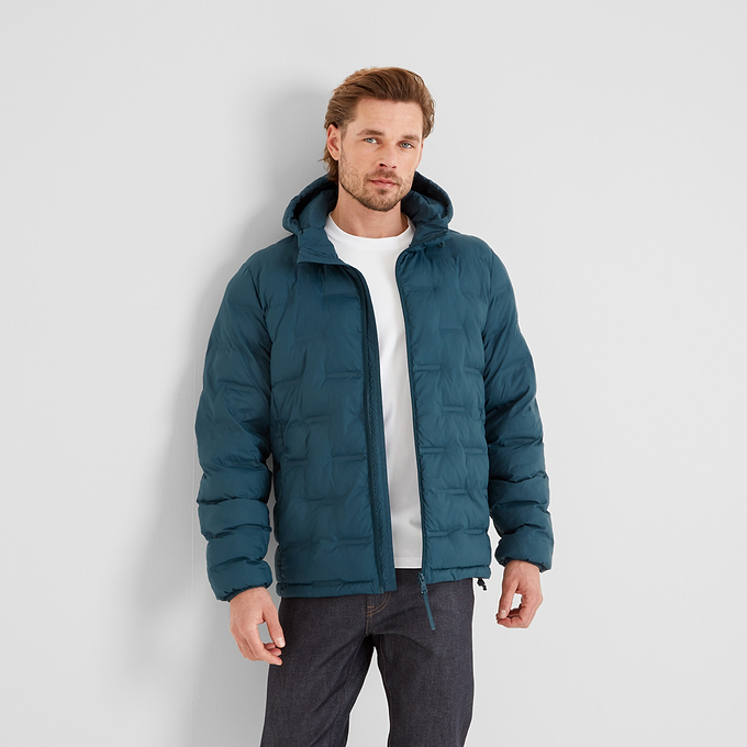 Fender Mens Padded Jacket - Petrol Green