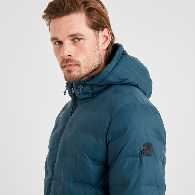 Fender Mens Padded Jacket - Petrol Green