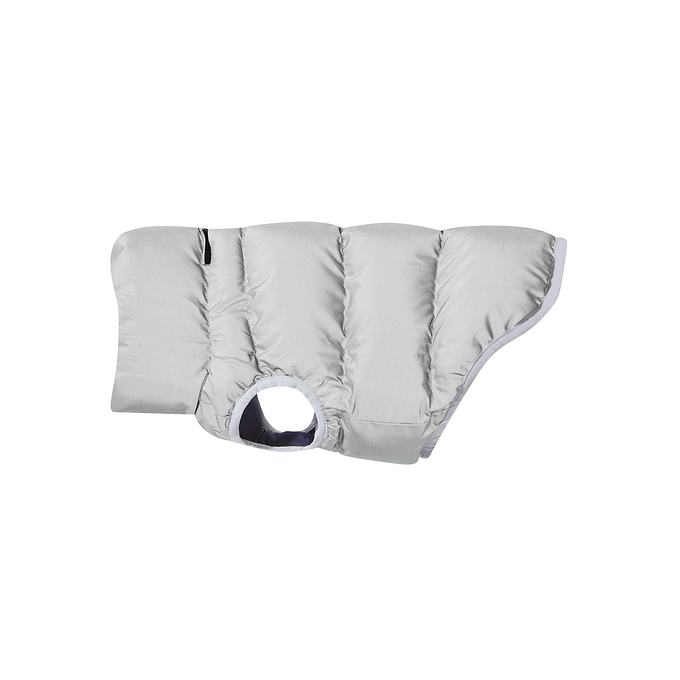 Fetch Padded Dog Coat XS - Oxford Blue/Light Mist/Lavender Grey
