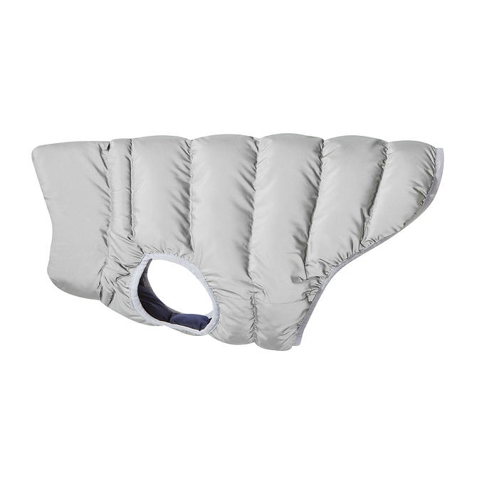 Fetch Padded Dog Coat M - Oxford Blue/Light Mist/Lavender Grey