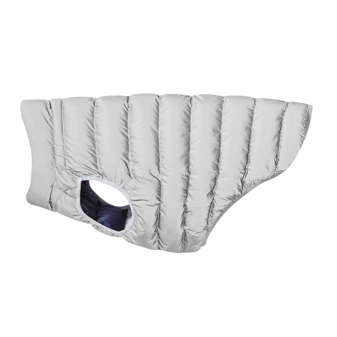 Fetch Padded Dog Coat L - Oxford Blue/Light Mist/Lavender Grey