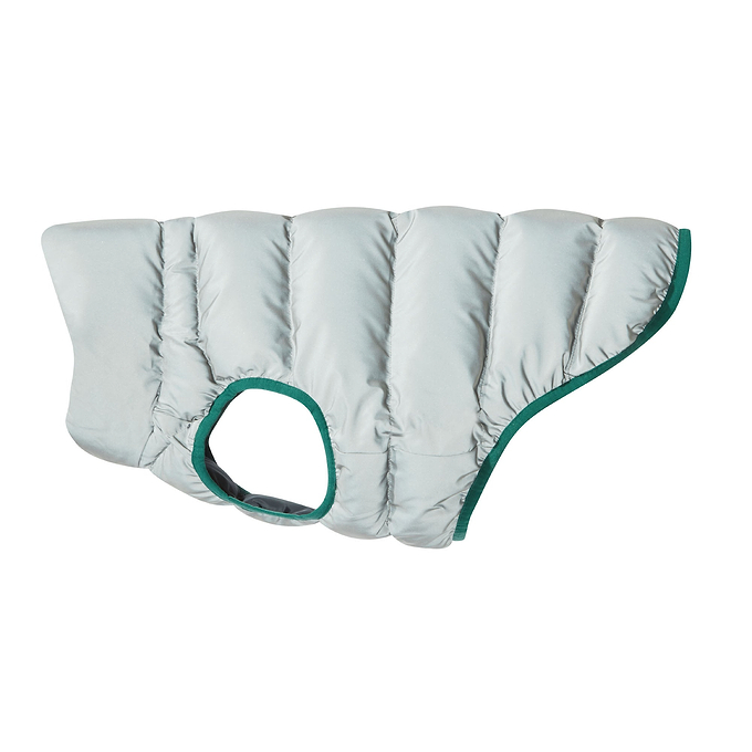 Fetch Padded Dog Coat M - Dark Indigo/Mahogany Orange/Dark Turquoise