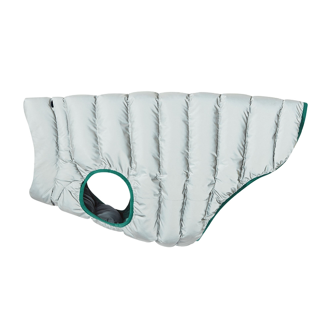 Fetch Padded Dog Coat L - Dark Indigo/Mahogany Orange/Dark Turquoise