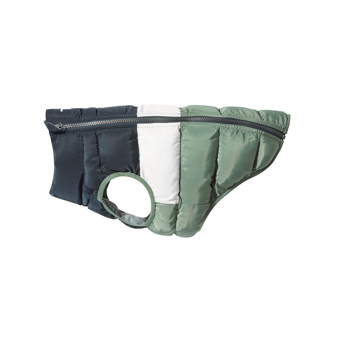 Fetch Padded Dog Coat S - Dark Indigo/Vanilla/Light Forest