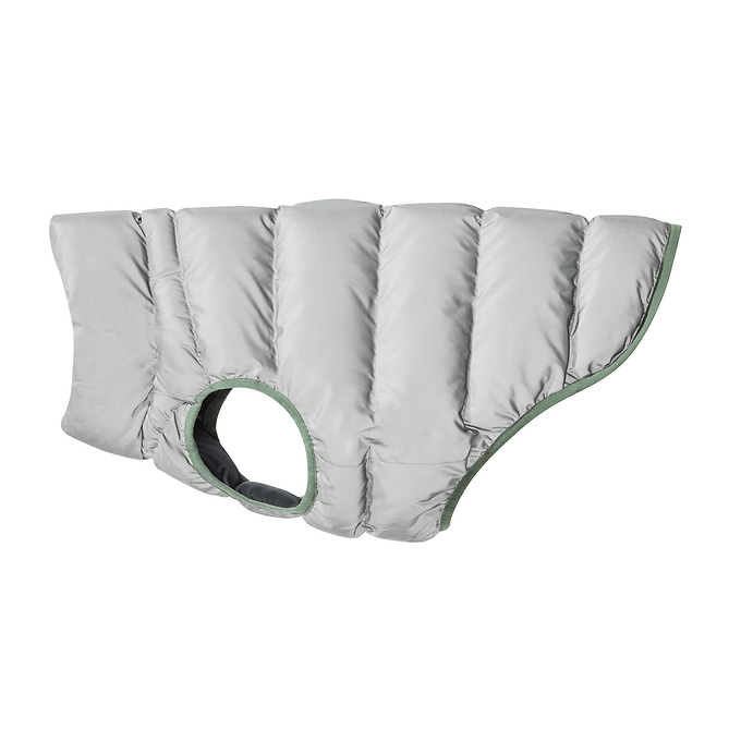 Fetch Padded Dog Coat M - Dark Indigo/Vanilla/Light Forest