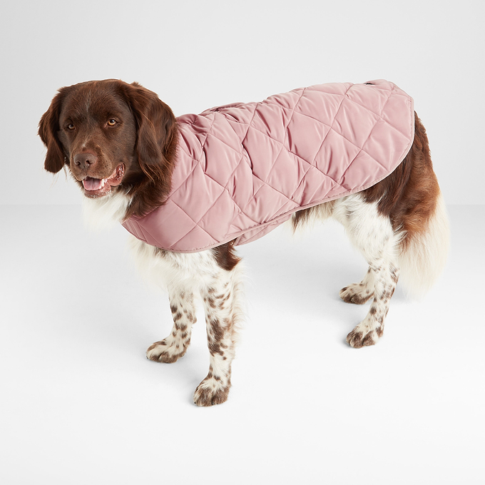 Fido Padded Dog Coat M - Faded Pink