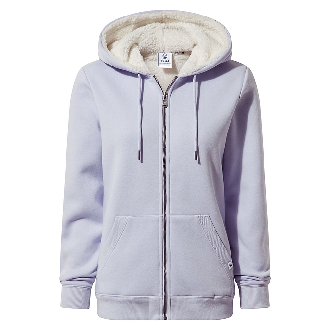 Finch Womens Sherpa Lined Hoody - Pale Lilac