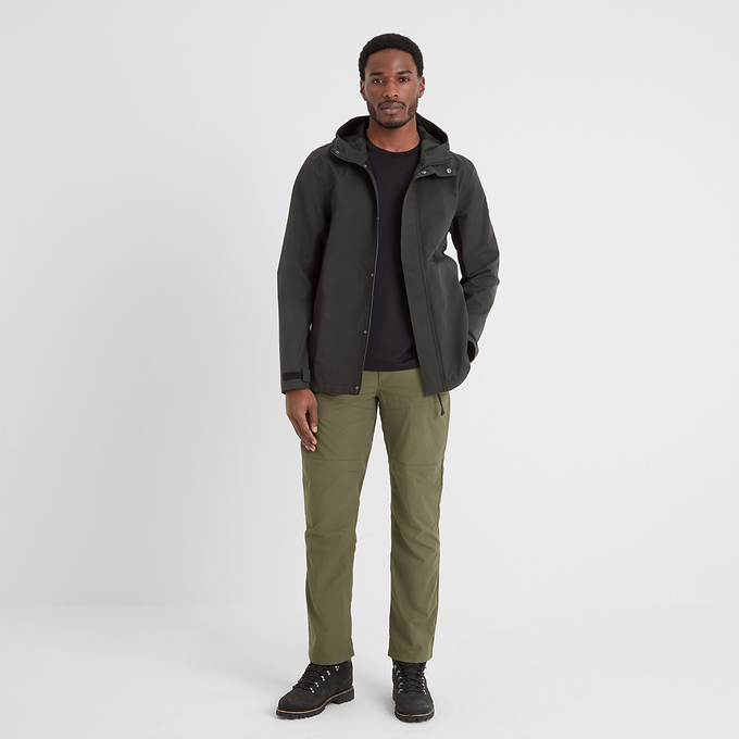 Flynn Mens Waterproof Jacket - Black