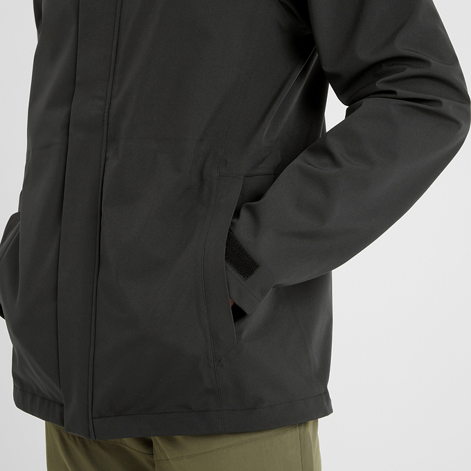 Flynn Mens Waterproof Jacket - Black