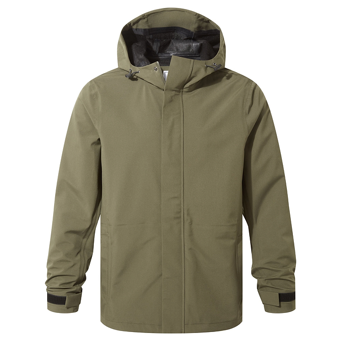 Flynn Mens Waterproof Jacket - Moss Green