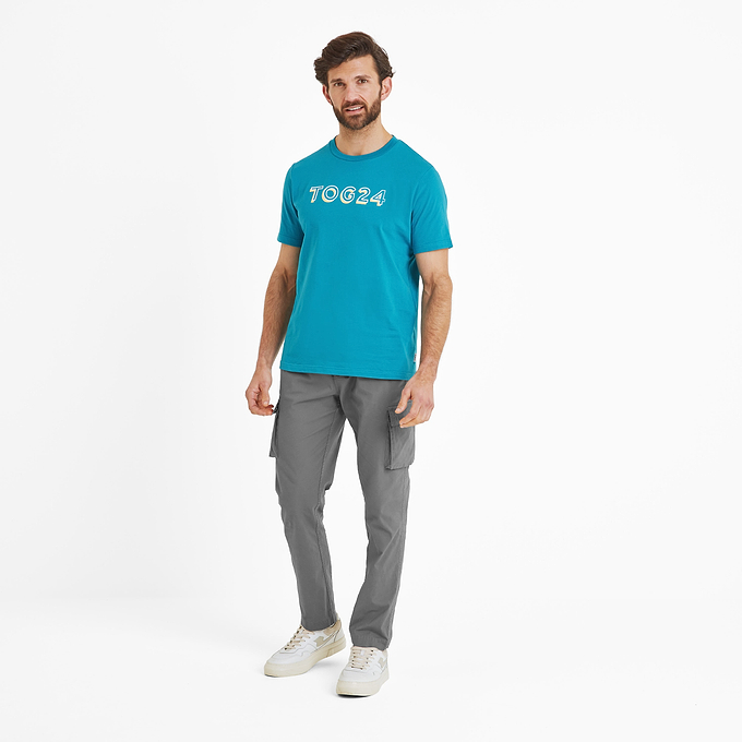Foran Mens T-Shirt - Mosaic Blue