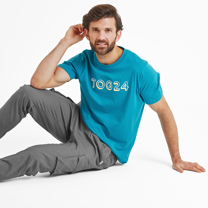 Foran Mens T-Shirt - Mosaic Blue
