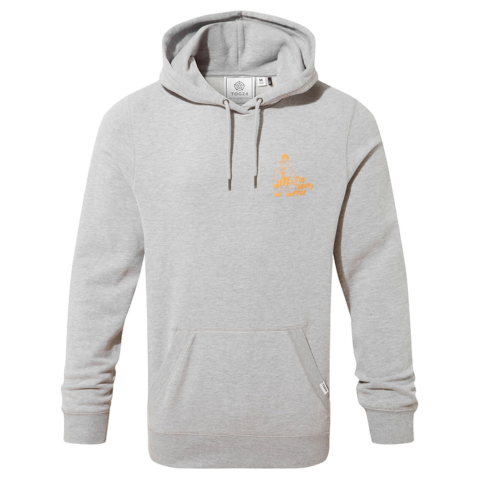 Forbes Mens Hoody - Mid Grey Marl