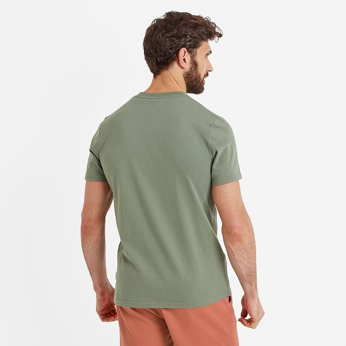 Fowler Mens T-Shirt - Faded Khaki