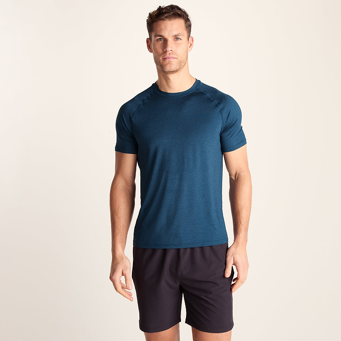 Fraser Mens Performance T-Shirt - Inky Blue
