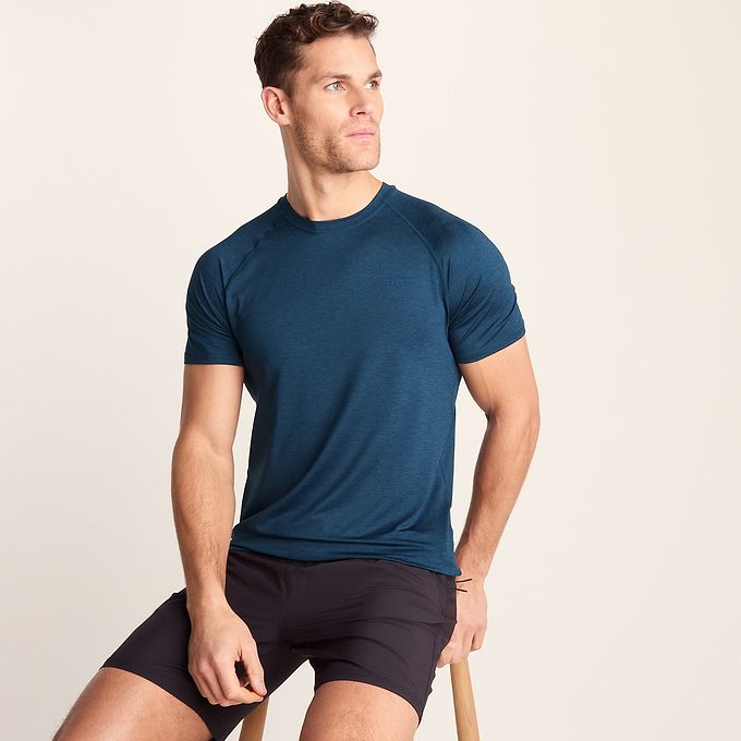 Fraser Mens Performance T-Shirt - Inky Blue