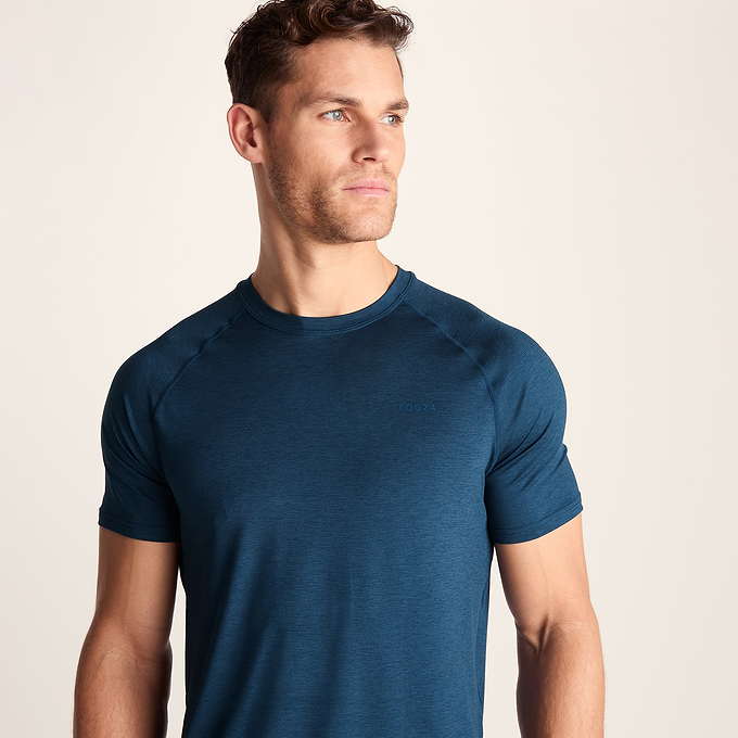 Fraser Mens Performance T-Shirt - Inky Blue