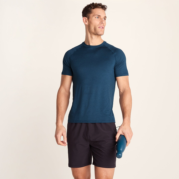 Fraser Mens Performance T-Shirt - Inky Blue