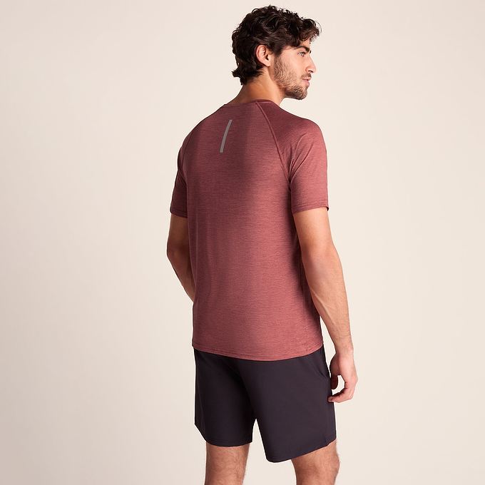 Fraser Mens Performance T-Shirt - Garnet Red