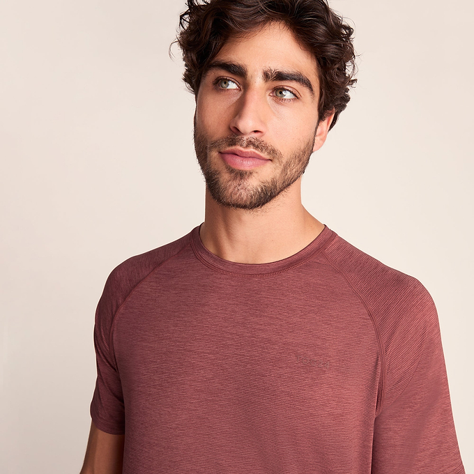 Fraser Mens Performance T-Shirt - Garnet Red