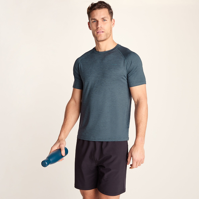 Fraser Mens Performance T-Shirt - Summer Sky