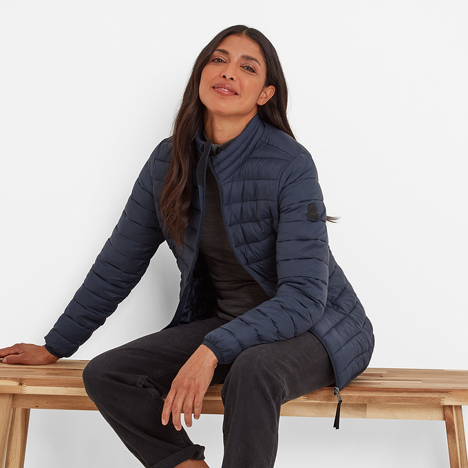 Gibson Womens Insulated Padded Jacket - Dark Indigo