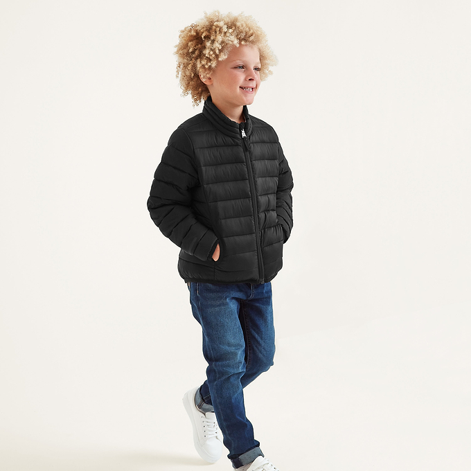 Gibson Kids Insulated Padded Jacket - Black