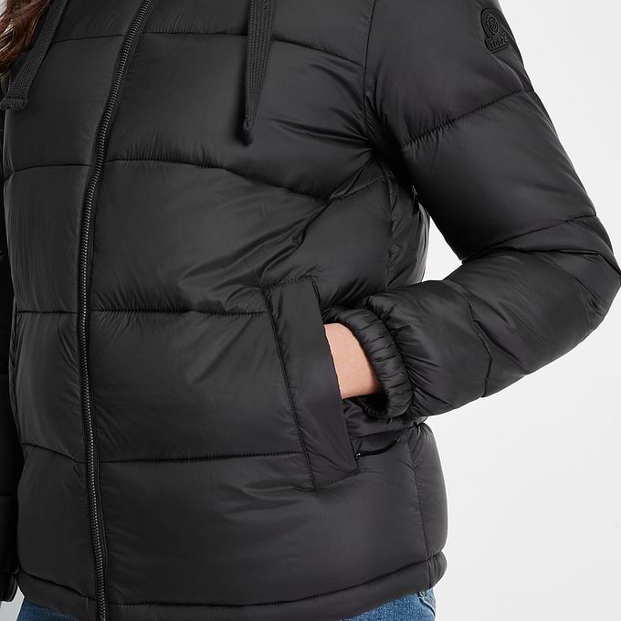 Gilly Womens Short Padded Jacket - Black