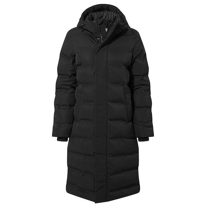 Glaston Womens Parka - Black