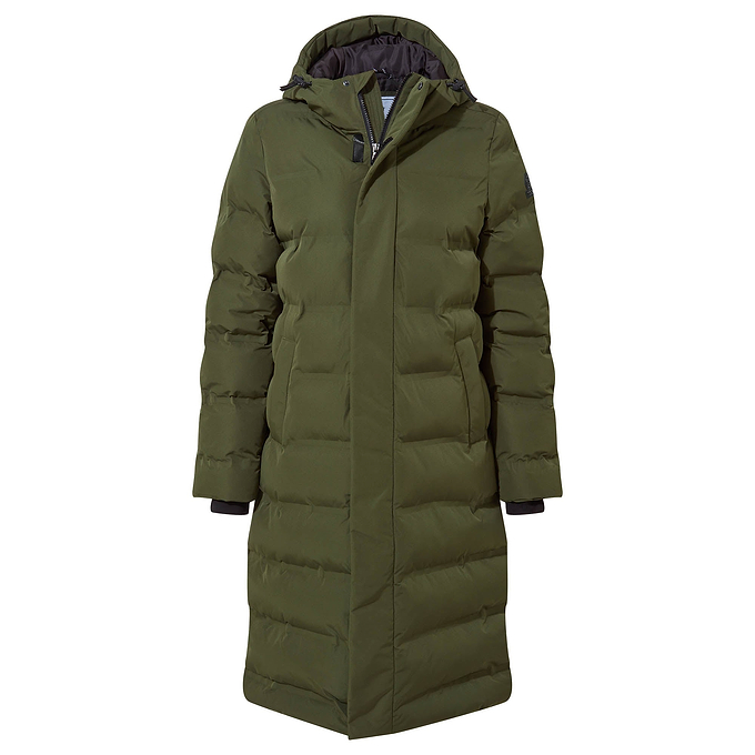 Glaston Womens Parka - Dark Green
