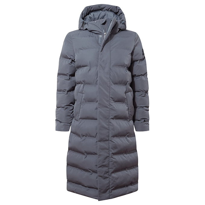 Glaston Womens Parka - Washed Blue