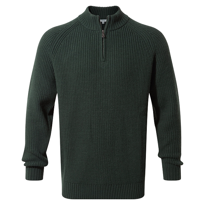 Glen Mens Knitted Jumper - Racing Green