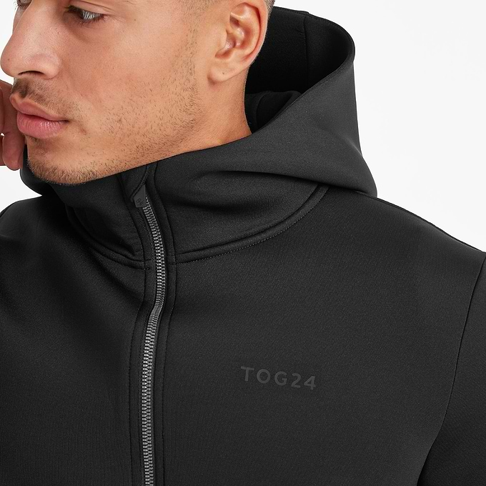 Glide Mens Tech Hoodie  - Black