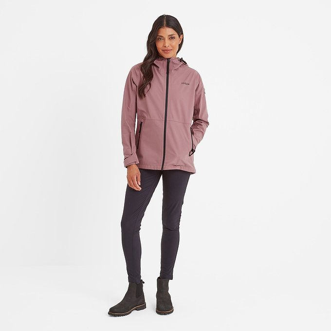 Glyder Womens Waterproof Jacket - Mauve