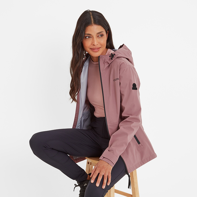Glyder Womens Waterproof Jacket - Mauve