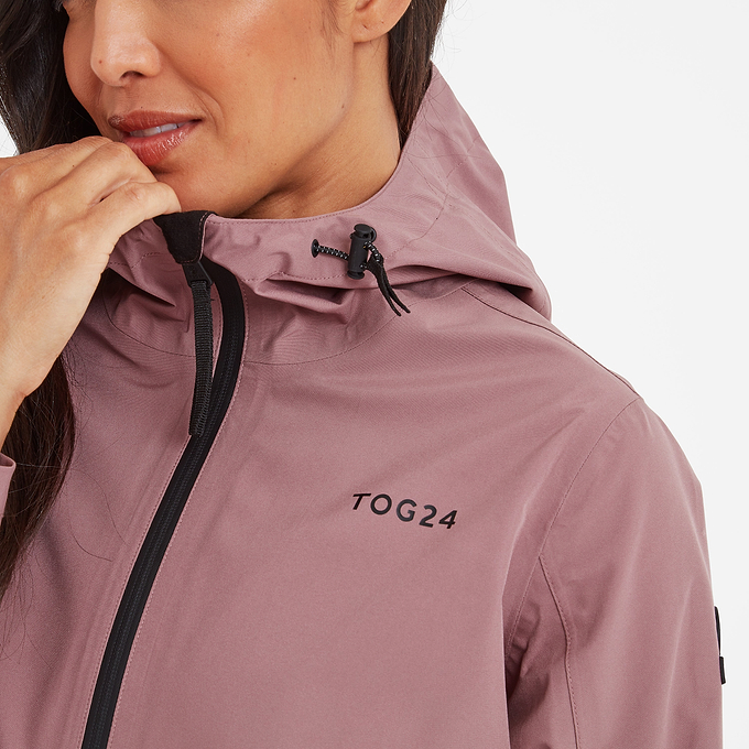 Glyder Womens Waterproof Jacket - Mauve