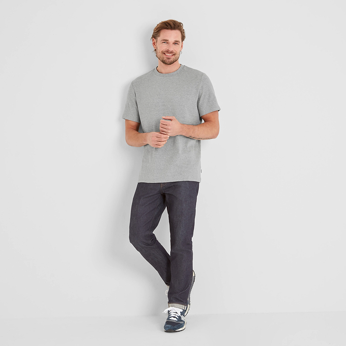 Goodman Mens T-Shirt - Light Grey Marl