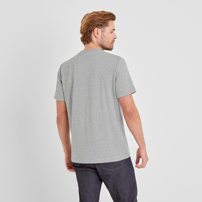 Goodman Mens T-Shirt - Light Grey Marl