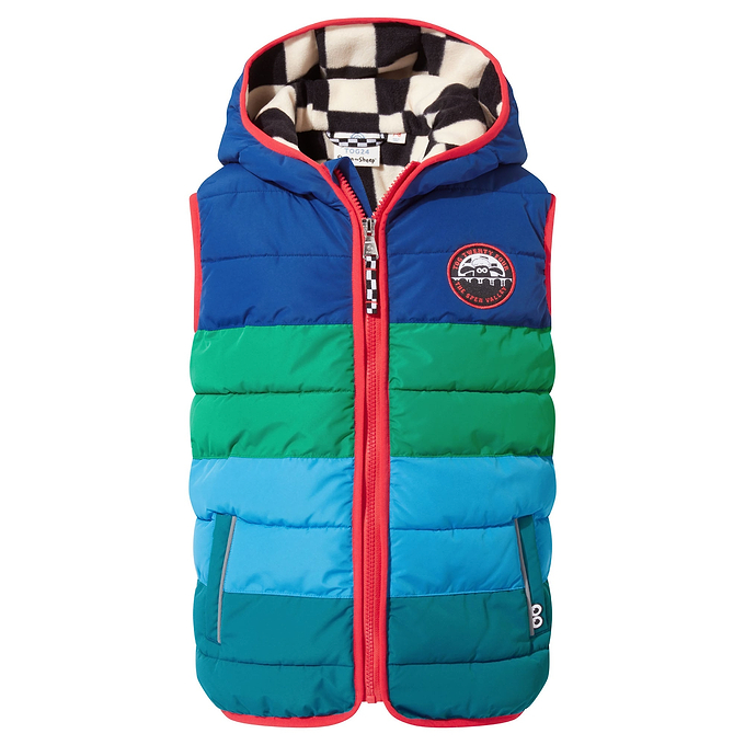 Gotland Kids Shaun the Sheep Gilet - Space Blue