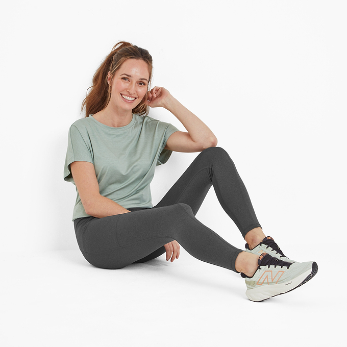 Haller Womens Leggings - Dark Grey Marl